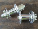 ROLLCii RC25DB ISO 6-Bolt 32H Thru Axle SILVER Hubs